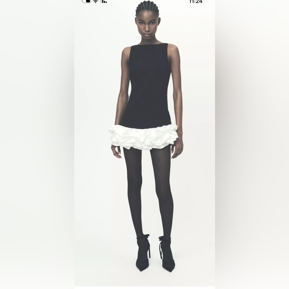 Zara contrasting jumpsuit dress